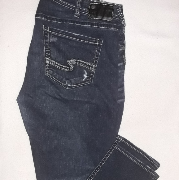 silver jeans fluid denim